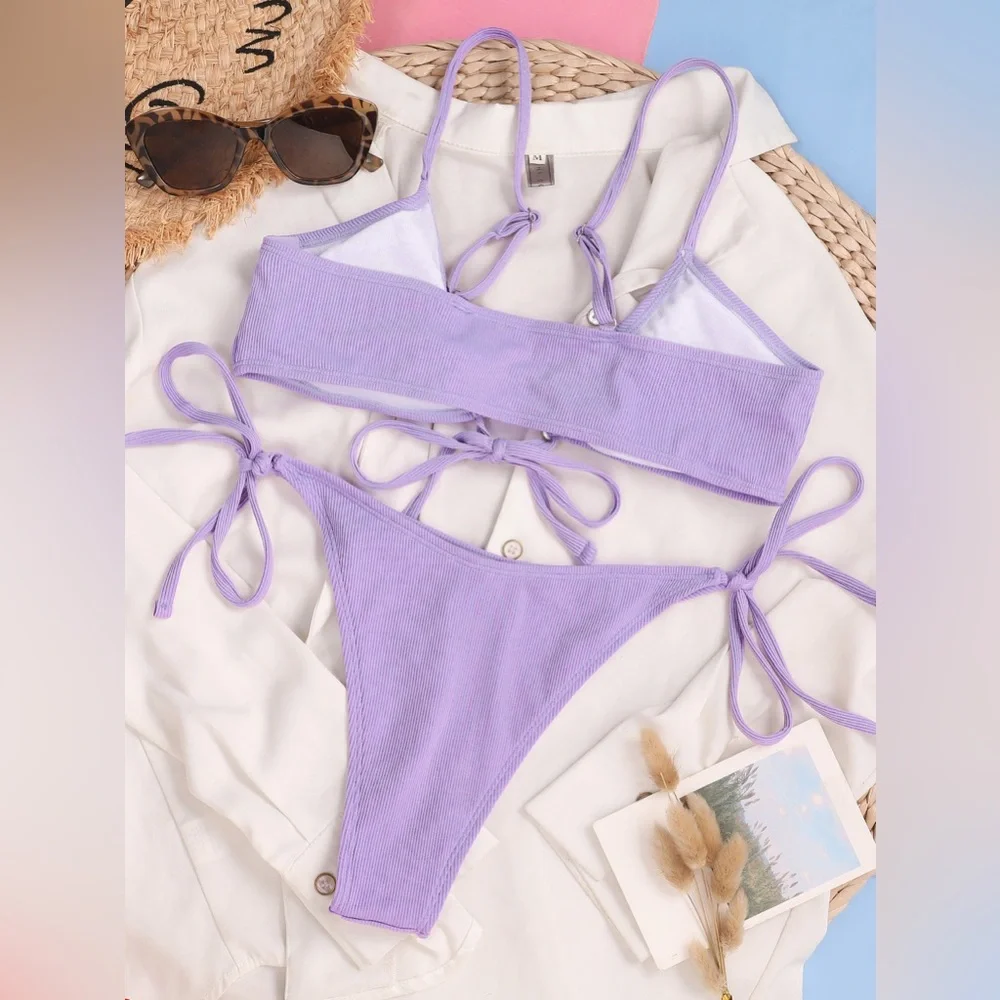 Lavender Bikini Set - Picture 3 of 4